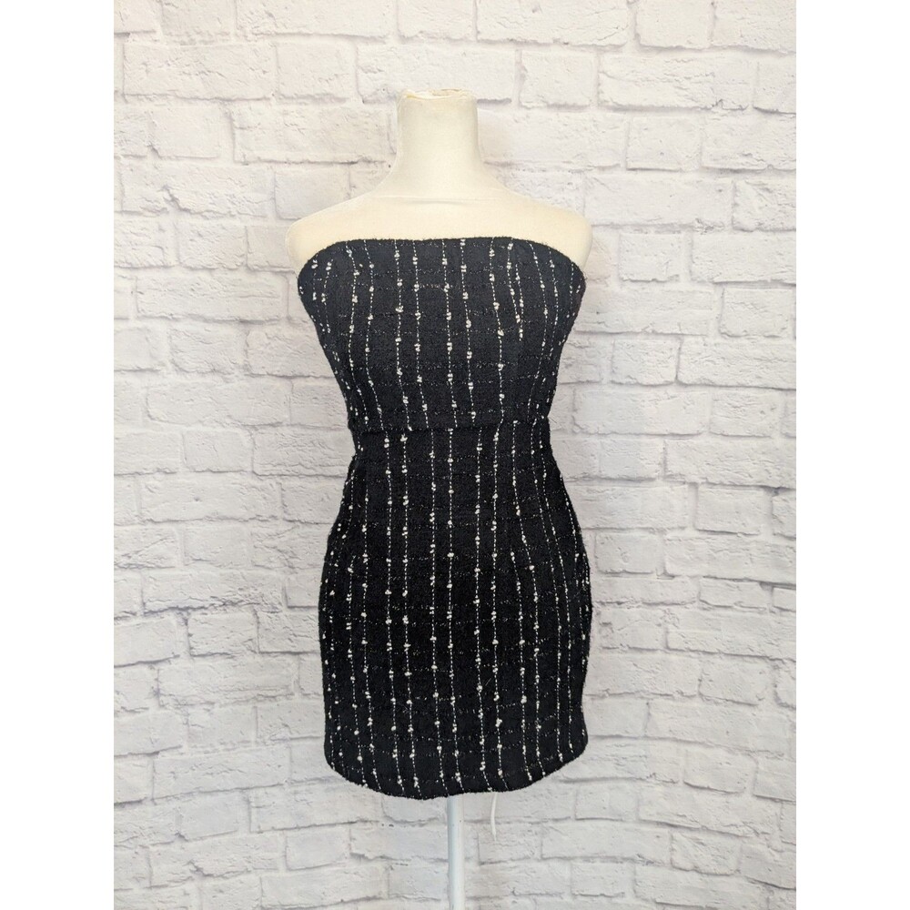 Tweed‎ Mini Dress Size Small Just In Time Dress Hoco, Wedding, Goth Sample?